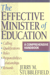 Effective Minister of Education, The: A Comprehensive Handbook