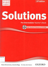 Solutions Pre-Intermediate Teacher's Book 2nd Editions