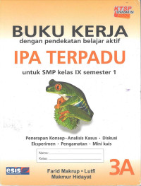 Buku Kerja IPA Terpadu SMP IX Sem 1