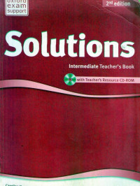 Solutions Intermediate Teacher's Book + 1 CD