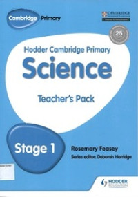 Hodder Cambridge Primary Science: Teacher's Pack Stage 1