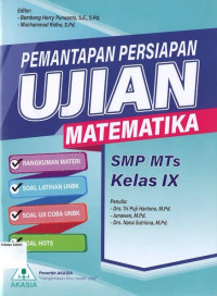 Matematika: Pemantapan Persiapan Ujian SMP IX + Kunci