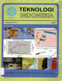 Teknologi Indonesia: Volume 29, No. 1 2006