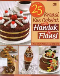 25 Kreasi Kue Cokelat dari Handuk & Flanel