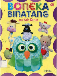 Boneka Binatang dari Kain Katun