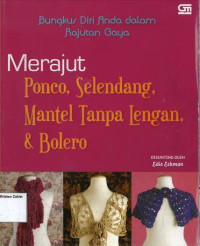 Merajut Ponco,Selendang, Mantel Tanpa Lengan 7 Bolero