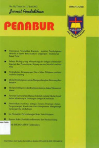 Jurnal Pendidikan Penabur No. 18/ Tahun ke-11/ Juni 2012