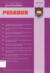 Jurnal Pendidikan Penabur No.17/ Tahun ke-10/ Desember 2011