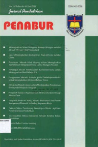 Jurnal Pendidikan Penabur No. 16/ Tahun ke-10/ Juni 2011