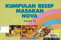 Kumpulan Resep Masakan Nova Volume III