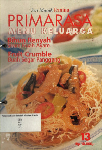 #13 Primarasa Menu Keluarga: Seri Masak Femina