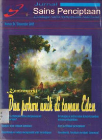 Jurnal Sains Penciptaan: Kontroversi Dua Pohon Unik di Taman Eden