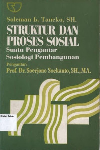 Struktur dan Proses Sosial: Suatu Pengantar Sosiologi Pembangunan