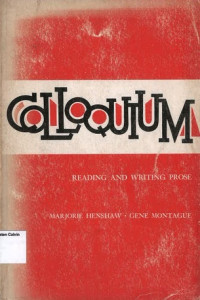 Colloquium: Reading and Writing Prose