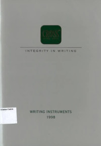 Image of Integrity in Writing: Writing Instruments 1998