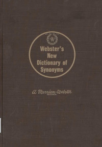 Webster's New Dictionary of Synonyms