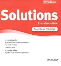 Solutions 2nd Edition Pre-Intermediate Test Bank CD-ROM