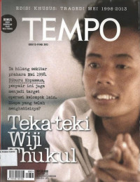 TEMPO: Teka-teki Wiji Thukul (13-19 Mei 2013)