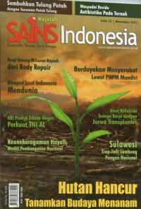 Majalah Sains Indonesia Edisi 23 | November 2013