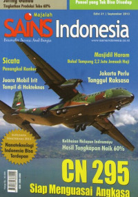 Majalah Sains Indonesia Edisi 21 | September 2013