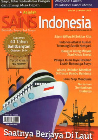 Majalah Sains Indonesia Edisi 34 | Oktober 2014