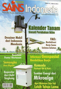 Majalah Sains Indonesia Edisi 15 | Maret 2013