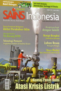 Majalah Sains Indonesia Edisi 18 | Juni 2013