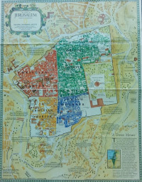 Map: The Old City Jerusalem